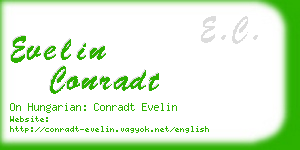 evelin conradt business card